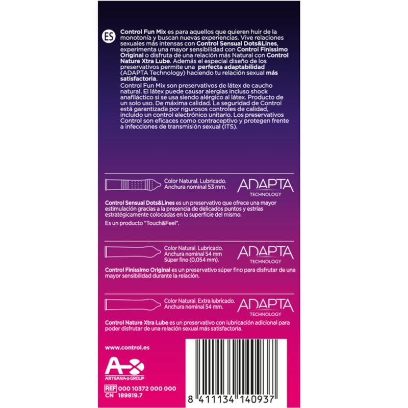 CONTROL - FEEL FUN MIX 6 броя