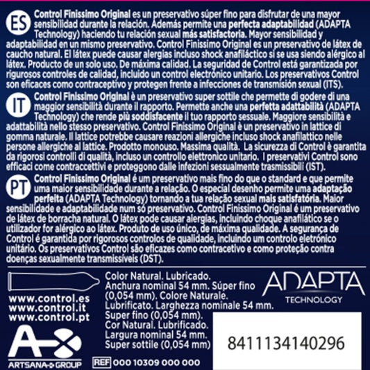 CONTROL - FINISSIMO ПРЕЗЕРВАТИВИ 3 БРОЯ