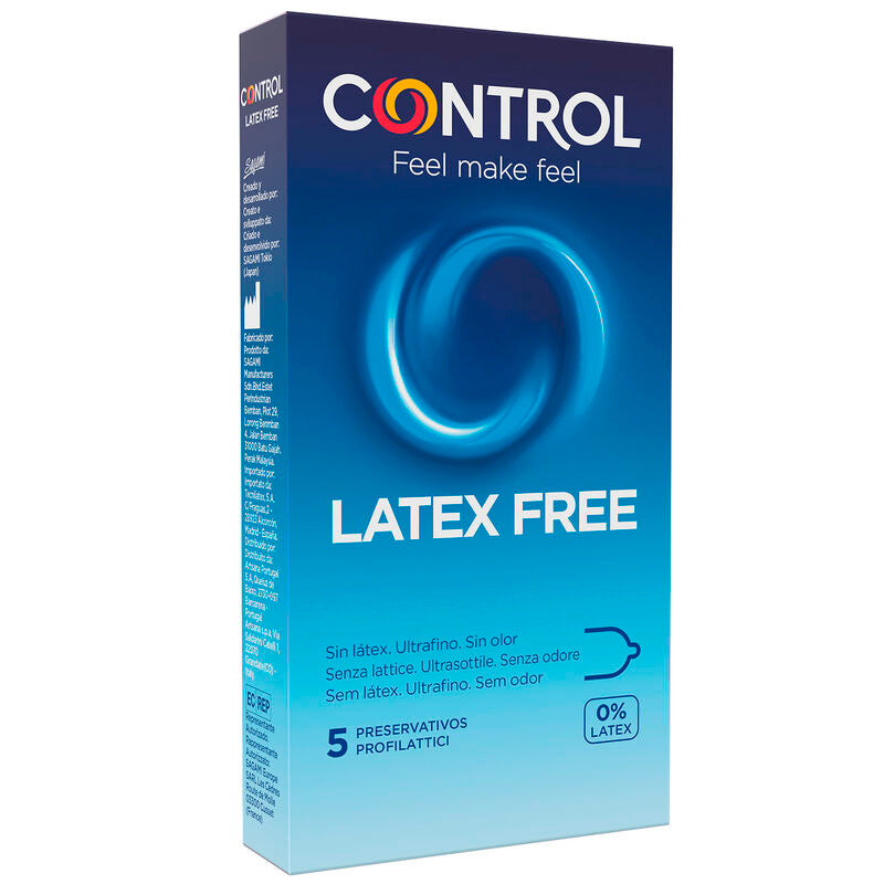 CONTROL - FREE SIN LATEX CONDOMS 5 UNITS - My naughty haven #
