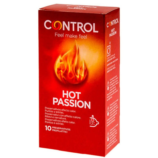 CONTROL - HOT PASSION ПРЕЗЕРВАТИВИ СЪС ЗАТОПЛЯЩ ЕФЕКТ 10 БР.