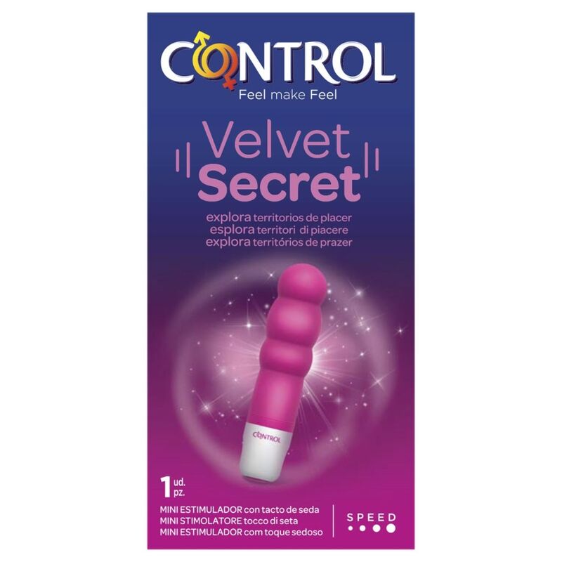 CONTROL - VELVET SECRET MINI STIMULATOR - My naughty haven #
