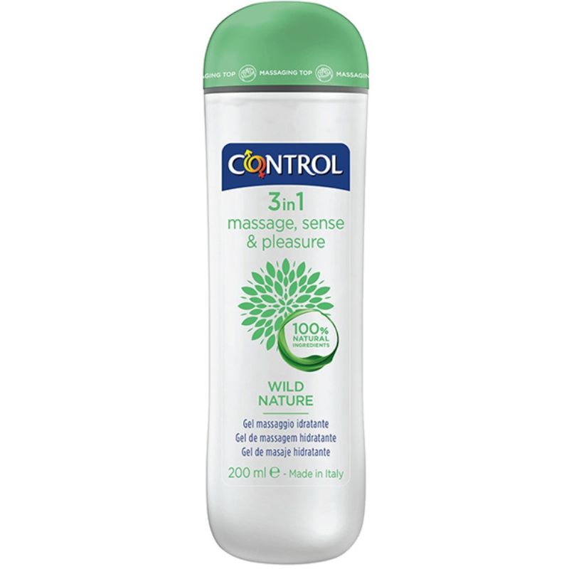 CONTROL - WILD NATURE GEL MASAJE 3 EN 1 200 ML - My naughty haven #