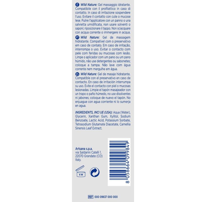 CONTROL - WILD NATURE GEL MASAJE 3 EN 1 200 ML - My naughty haven #