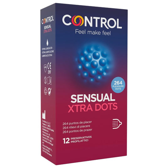 CONTROL - XTRA DOTS 12 UDS - My naughty haven #