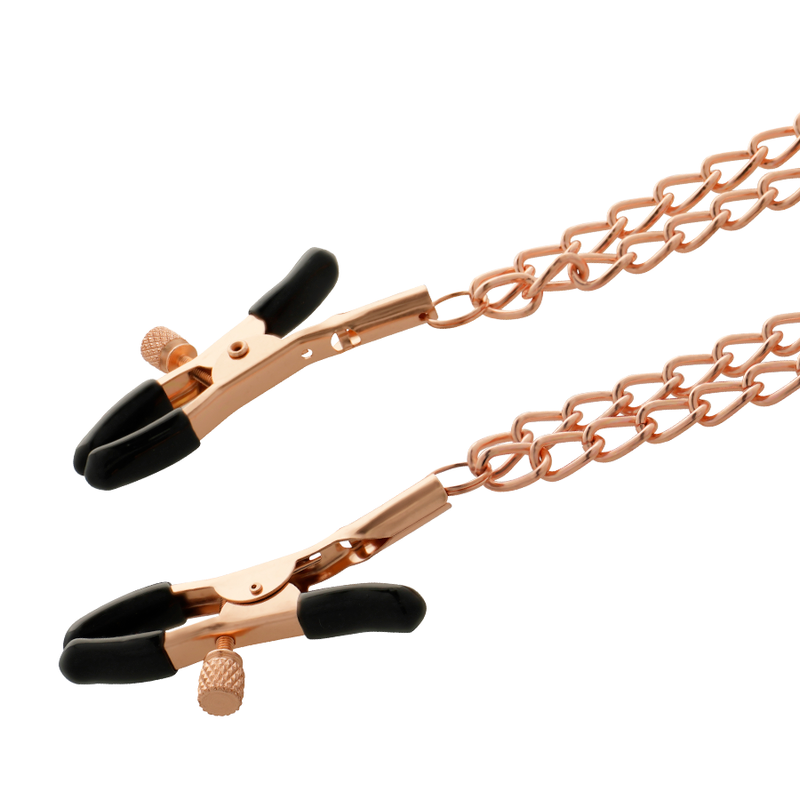 COQUETTE CHIC DESIRE - FANTASY METAL NIPPLE CLIPS WITH CHAIN - My naughty haven #