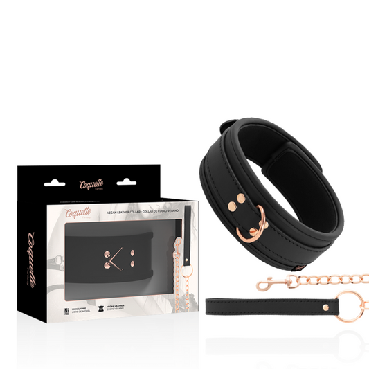 COQUETTE CHIC DESIRE - FANTASY VEGAN LEATHER COLLAR WITH NEOPRENE LINING - My naughty haven #
