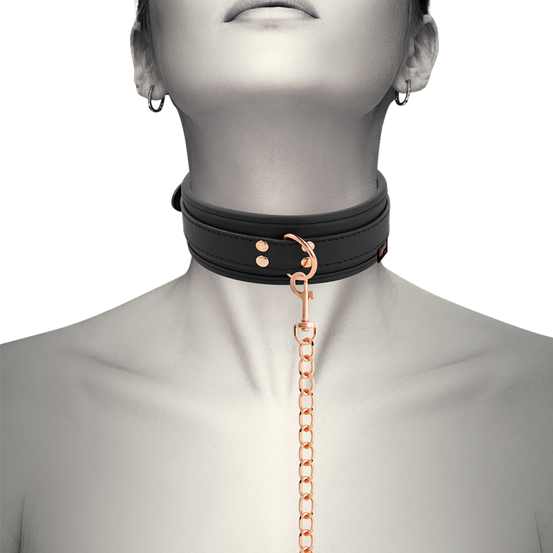 COQUETTE CHIC DESIRE - FANTASY VEGAN LEATHER COLLAR WITH NEOPRENE LINING - My naughty haven #