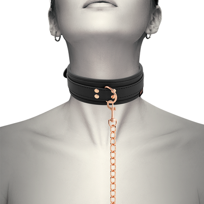COQUETTE CHIC DESIRE - FANTASY VEGAN LEATHER COLLAR WITH NEOPRENE LINING - My naughty haven #