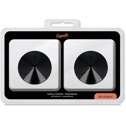 COQUETTE CHIC DESIRE - NIPPLE COVERS BLACK CIRCLES - My naughty haven #