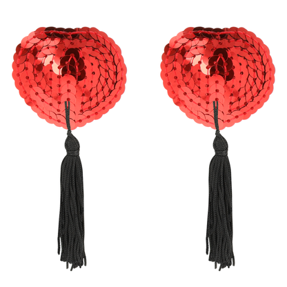 COQUETTE CHIC DESIRE - NIPPLE COVERS RED - My naughty haven #