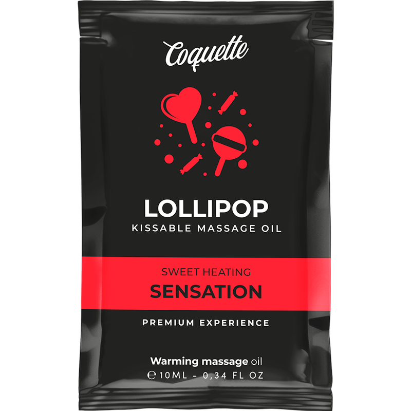 COQUETTE CHIC DESIRE - POCKET LOLLIPOP KISSABLE MASSAGE OIL HEATING SENSATION 10 ML - My naughty haven #
