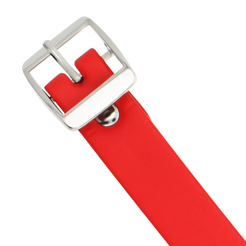 COQUETTE CHIC DESIRE - RED VEGAN LEATHER NECKLACE WOMAN FETISH ACCESSORY - My naughty haven #