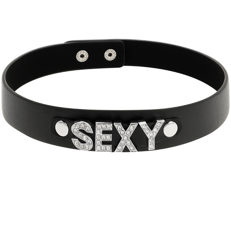 COQUETTE CHIC DESIRE - SEXY VEGAN LEATHER CHOKER - My naughty haven #