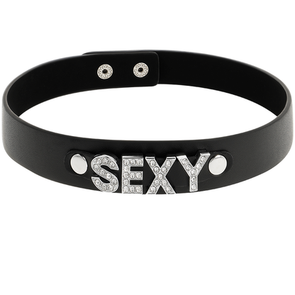 COQUETTE CHIC DESIRE - SEXY VEGAN LEATHER CHOKER - My naughty haven #