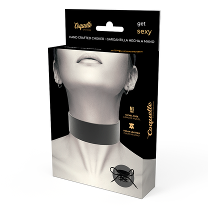 COQUETTE CHIC DESIRE - VEGAN LEATHER CHOKER - My naughty haven #