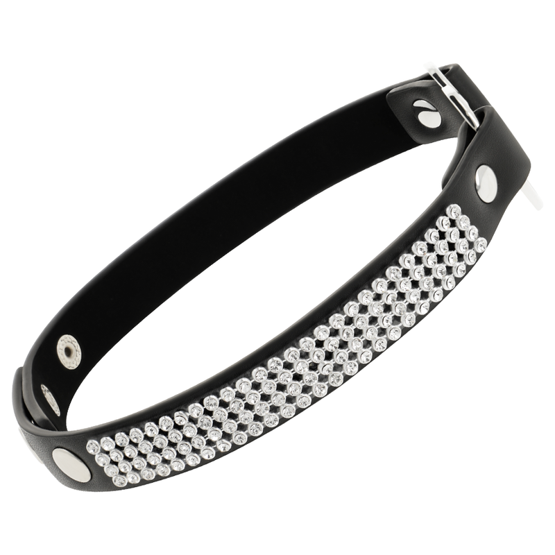 COQUETTE CHIC DESIRE - VEGAN LEATHER CHOKER WITH HEART - My naughty haven #