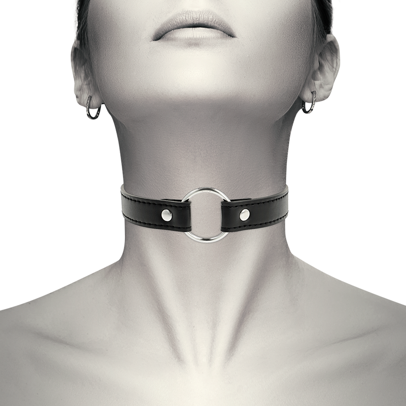 COQUETTE CHIC DESIRE - VEGAN LEATHER NECKLACE WOMAN ACCESSORY - My naughty haven #