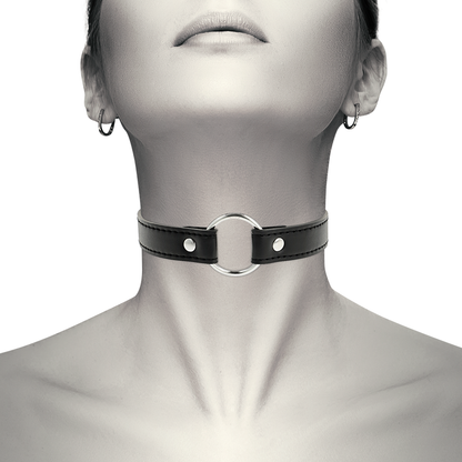 COQUETTE CHIC DESIRE - VEGAN LEATHER NECKLACE WOMAN ACCESSORY - My naughty haven #