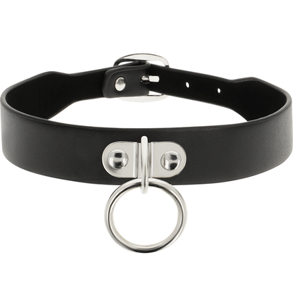 COQUETTE CHIC DESIRE - VEGAN LEATHER NECKLACE WOMAN FETISH ACCESSORY - My naughty haven #