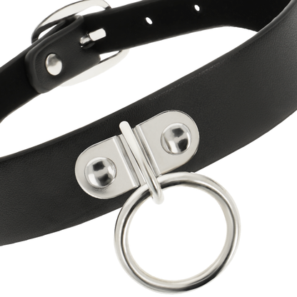 COQUETTE CHIC DESIRE - VEGAN LEATHER NECKLACE WOMAN FETISH ACCESSORY - My naughty haven #