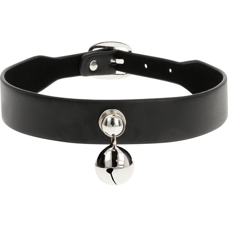 COQUETTE CHIC DESIRE - VEGAN LEATHER NECKLACE WOMAN RATTLE ACCESSORY - My naughty haven #