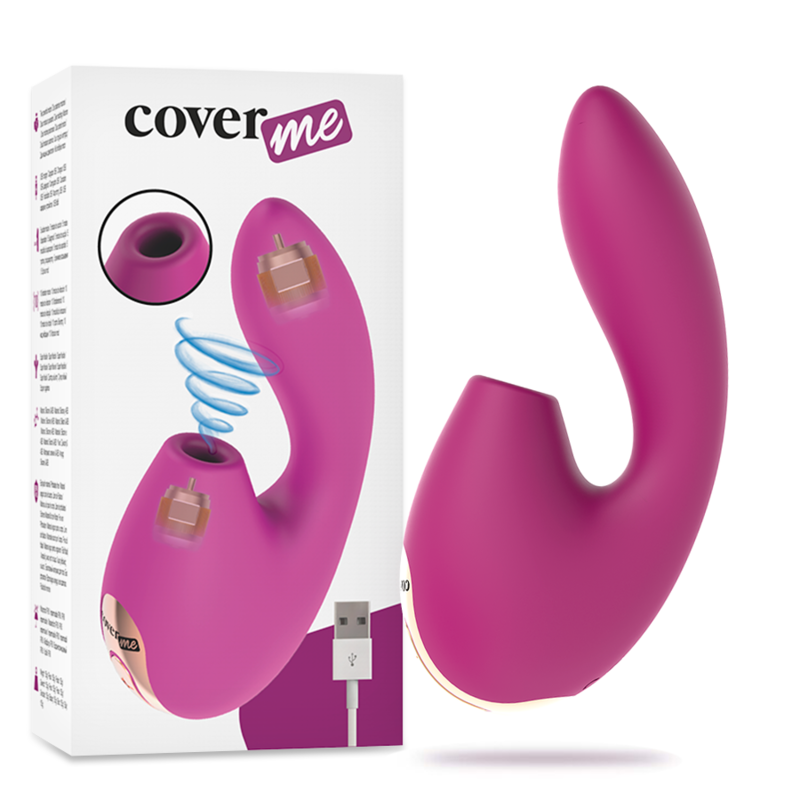 COVERME - CLITORAL SUCKER & POWERFUL G-SPOT RUSH VIBRATOR - My naughty haven #