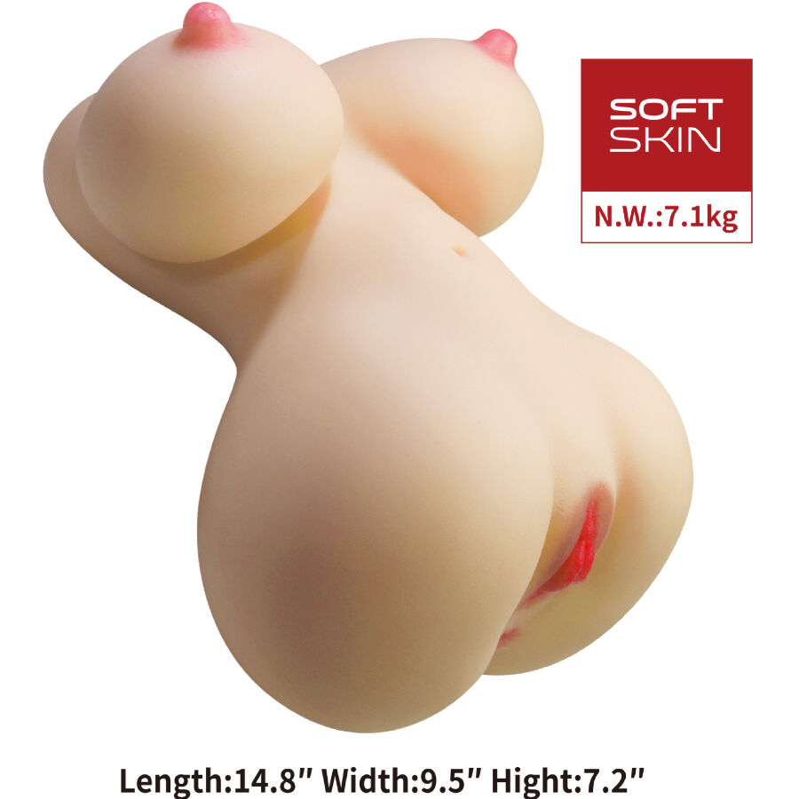 CRAZY BULL - FIONA REALISTIC FEMALE TORSO VAGINA AND ANAL 7.1 KG - My naughty haven #