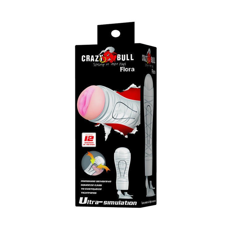 CRAZY BULL - FLORA RECHARGEABLE VAGINA MASTURBATOR - My naughty haven #