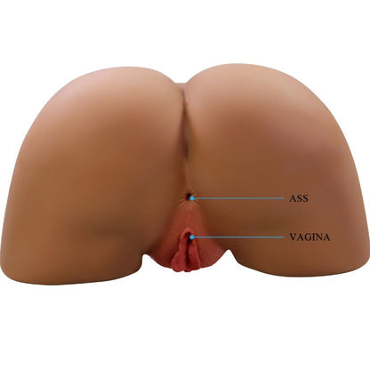 CRAZY BULL - GERIANN REALISTIC FEMALE BUTT VIBRATOR AND SUCKER WITH SOUND 5.5 KG - My naughty haven #