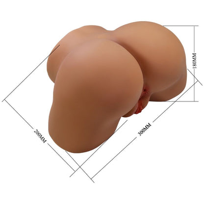 CRAZY BULL - GERIANN REALISTIC FEMALE BUTT VIBRATOR AND SUCKER WITH SOUND 5.5 KG - My naughty haven #