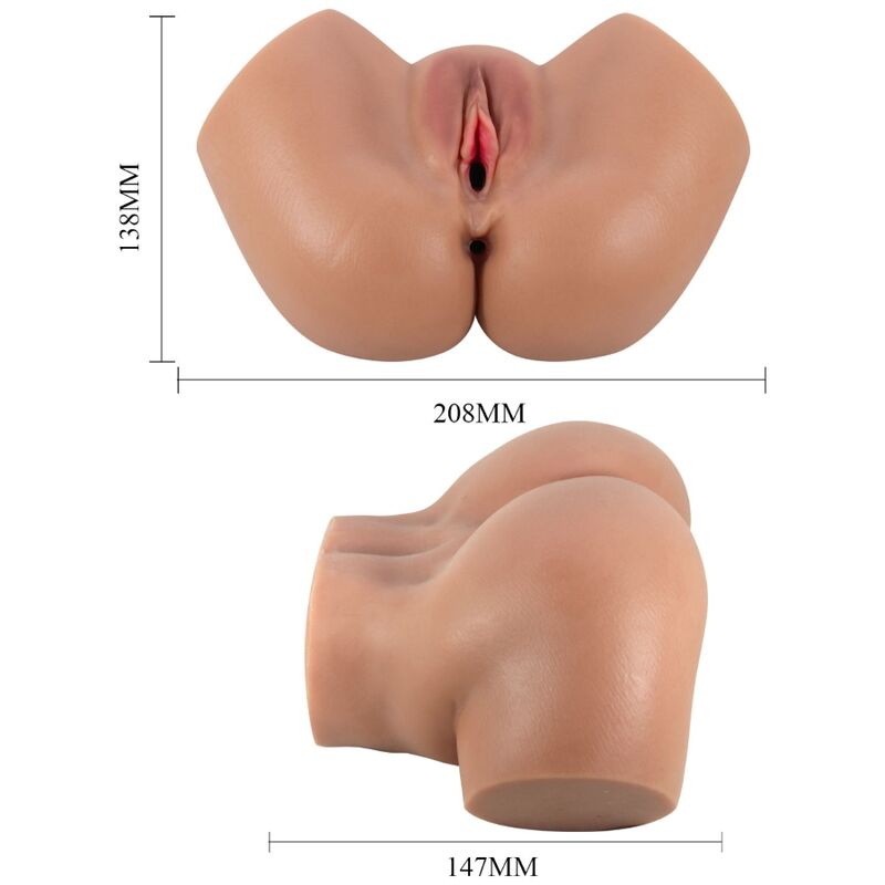 CRAZY BULL - HAILEY VIBRATOR BUTT WITH REALISTIC VAGINA AND ANUS CONTROL REMOTO - My naughty haven #