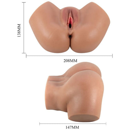 CRAZY BULL - HAILEY VIBRATOR BUTT WITH REALISTIC VAGINA AND ANUS CONTROL REMOTO - My naughty haven #