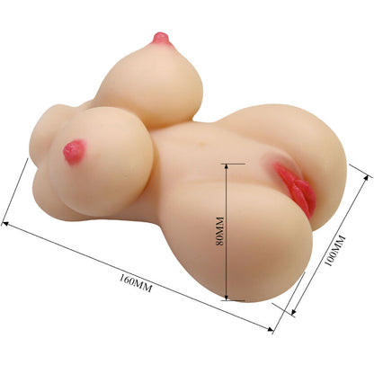 CRAZY BULL - HERTA MINI TORSO REALISTIC FEMALE VAGINA 497 G - My naughty haven #