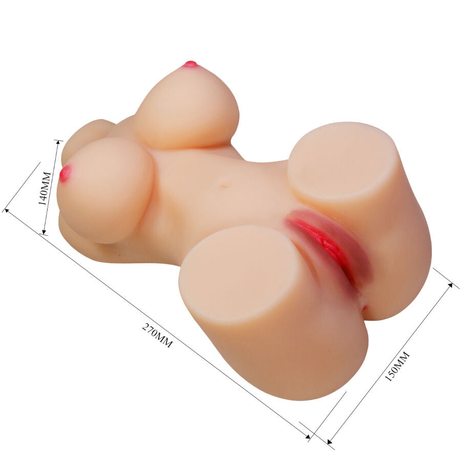 CRAZY BULL - HETTY REALISTIC FEMALE TORSO VAGINA AND ANAL 1.9 KG - My naughty haven #