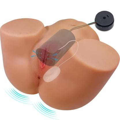 CRAZY BULL - ILANA REALISTIC FEMALE BUTT VIBRATOR AND SUCKER WITH SOUND 6.8 KG - My naughty haven #