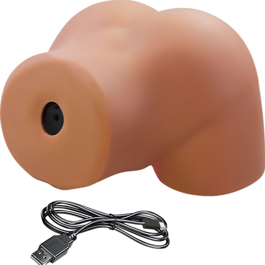CRAZY BULL - ILANA REALISTIC FEMALE BUTT VIBRATOR AND SUCKER WITH SOUND 6.8 KG - My naughty haven #