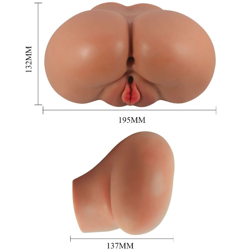 CRAZY BULL - LUNA VIBRATOR BUTT WITH REALISTIC VAGINA AND ANUS CONTROL REMOTO - My naughty haven #