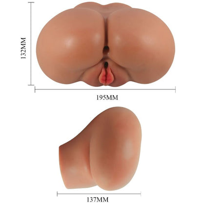 CRAZY BULL - LUNA VIBRATOR BUTT WITH REALISTIC VAGINA AND ANUS CONTROL REMOTO - My naughty haven #