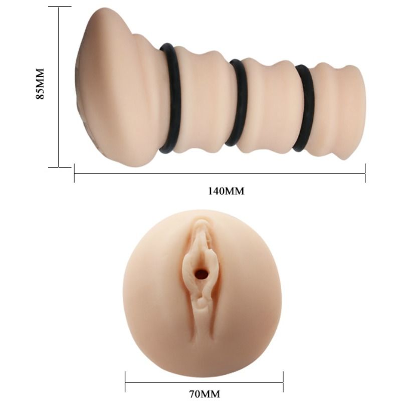 CRAZY BULL - MASTURBADOR WITH RINGS VAGINA MODEL 2 - My naughty haven #