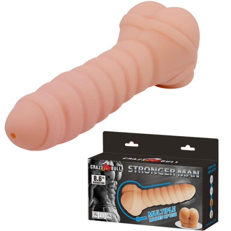 CRAZY BULL - MULTIFUNCTIONAL PENIS 21.8 CM - My naughty haven #