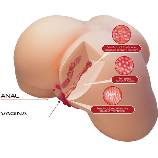 CRAZY BULL - OLIVIA REALISTIC FEMALE BUTT VAGINA AND ANAL 5.5 KG - My naughty haven #