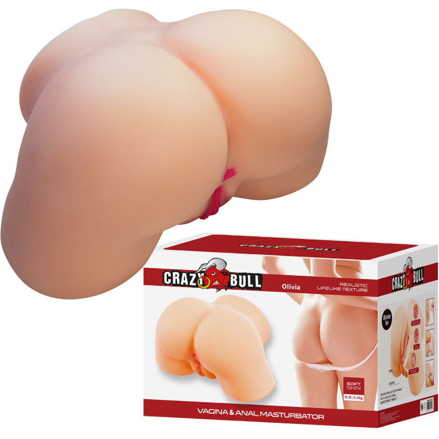 CRAZY BULL - OLIVIA REALISTIC FEMALE BUTT VAGINA AND ANAL 5.5 KG - My naughty haven #