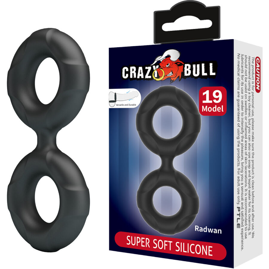 CRAZY BULL - RADWAN DOUBLE SILICONE RING MODEL 19 - My naughty haven #