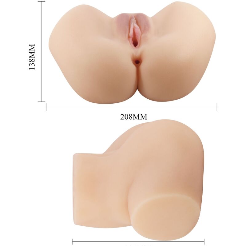 CRAZY BULL - REALISTIC VAGINA AND ANUS HAILEY VIBRATOR - My naughty haven #