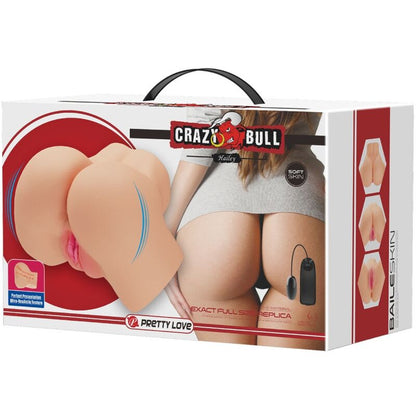 CRAZY BULL - REALISTIC VAGINA AND ANUS HAILEY VIBRATOR - My naughty haven #