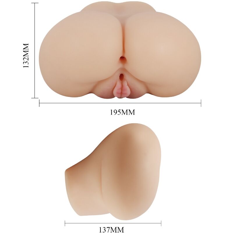 CRAZY BULL - REALISTIC VAGINA AND ANUS LUNA VIBRATOR - My naughty haven #