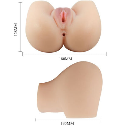 CRAZY BULL - REALISTIC VAGINA AND ANUS MILA VIBRATOR - My naughty haven #