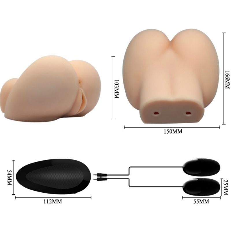 CRAZY BULL - REALISTIC VAGINA AND ANUS WITH VIBRATION POSITION 6 - My naughty haven #