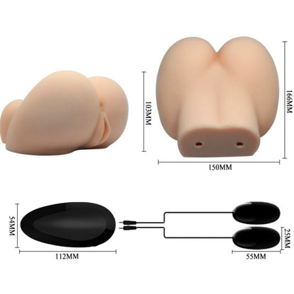 CRAZY BULL - REALISTIC VAGINA AND ANUS WITH VIBRATION POSITION 6 - My naughty haven #