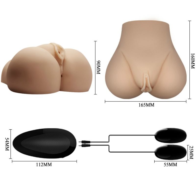 CRAZY BULL - REALISTIC VAGINA AND ANUS WITH VIBRATION POSITION 7 - My naughty haven #